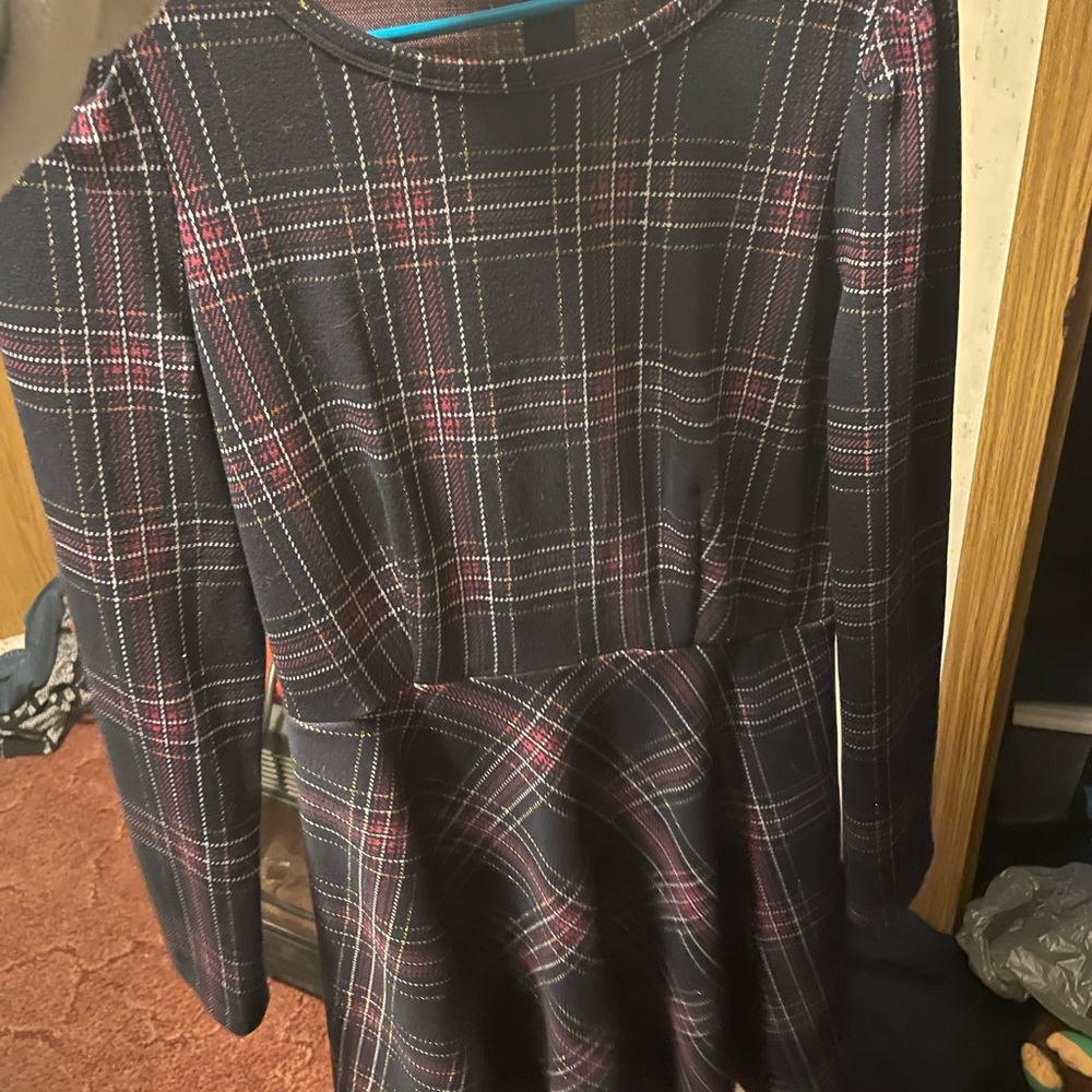 ModCloth Multicolor Plaid Garment